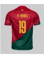 Portugal Nuno Mendes #19 Heimtrikot WM 2022 Kurzarm